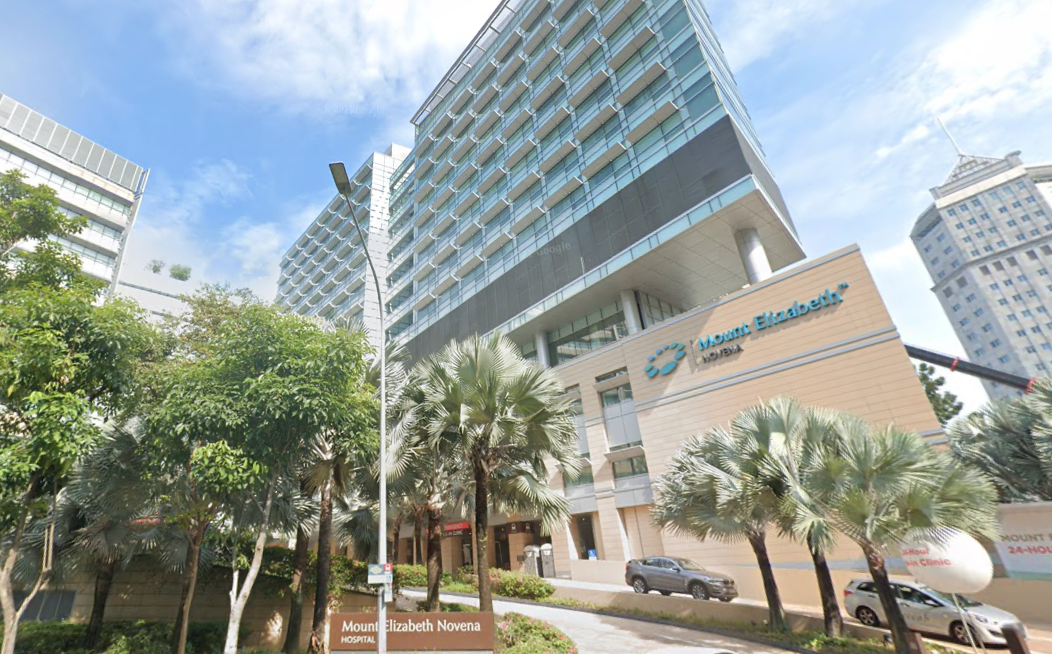 Mount Elizabeth Novena, a ROFR for which could soon be granted to Parkway Life REIT. (Google Maps)